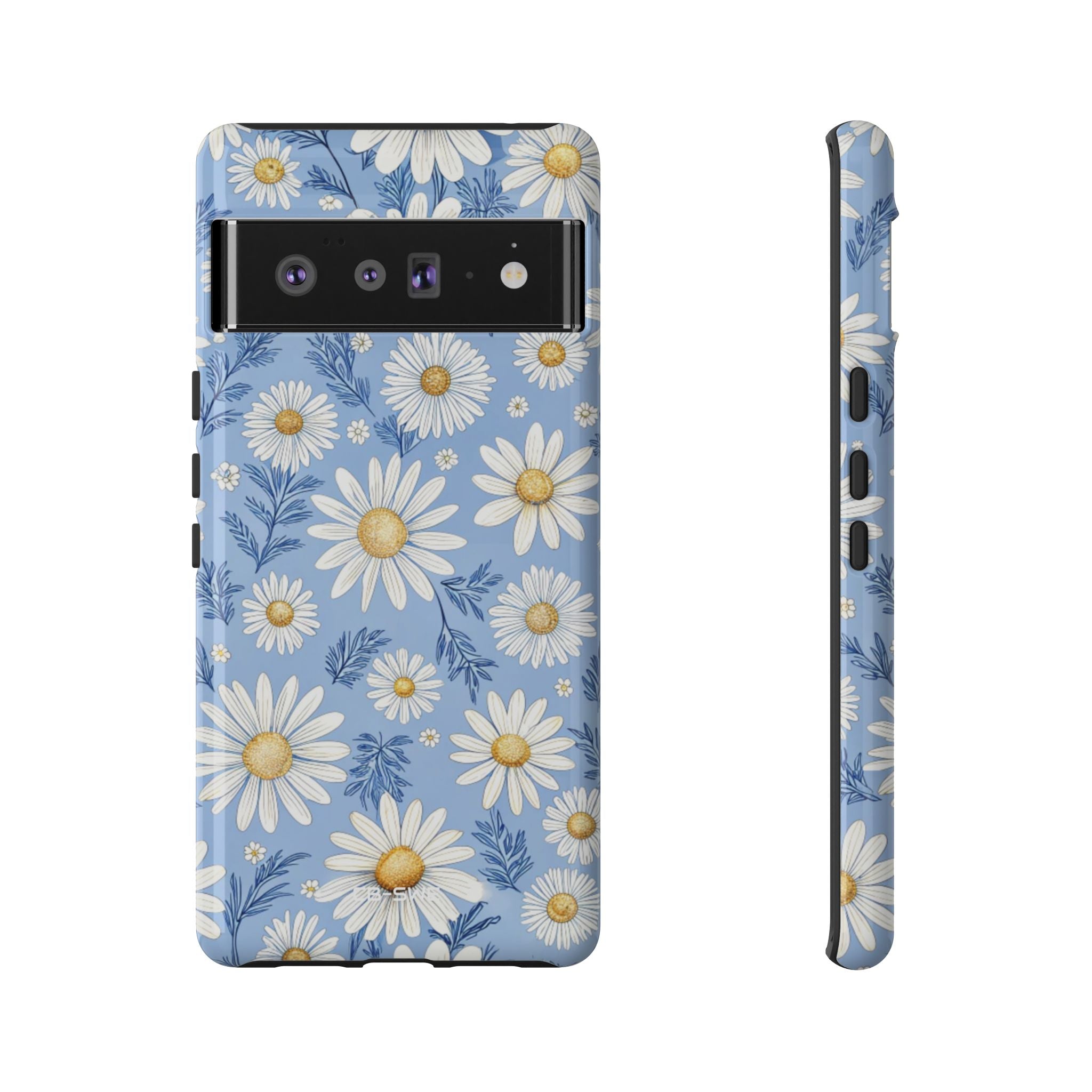 Daisies On Blue - Google Pixel Case