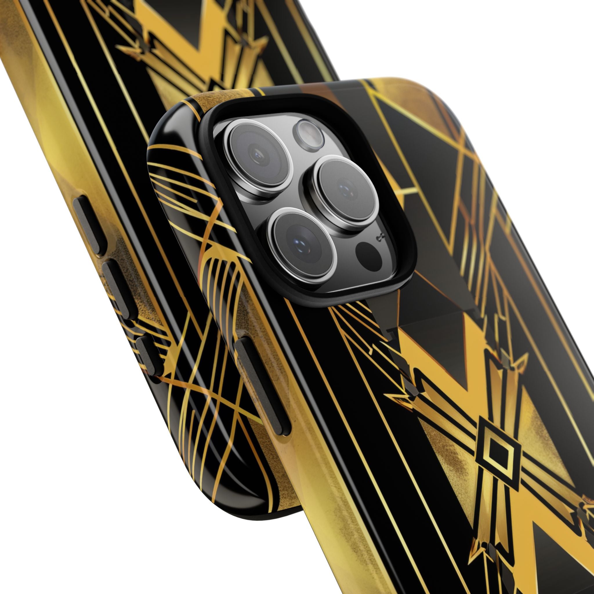 Golden Deco Symphony iPhone 16 - Tough