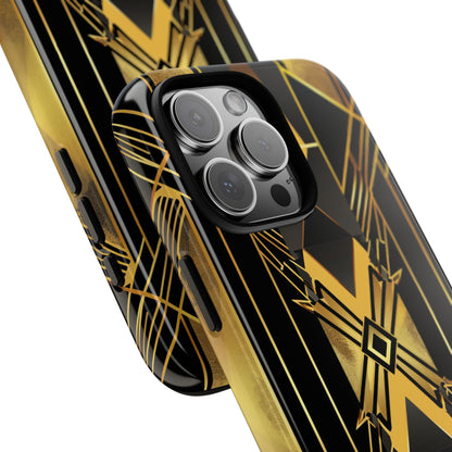 Golden Deco Symphony iPhone 16 - Tough