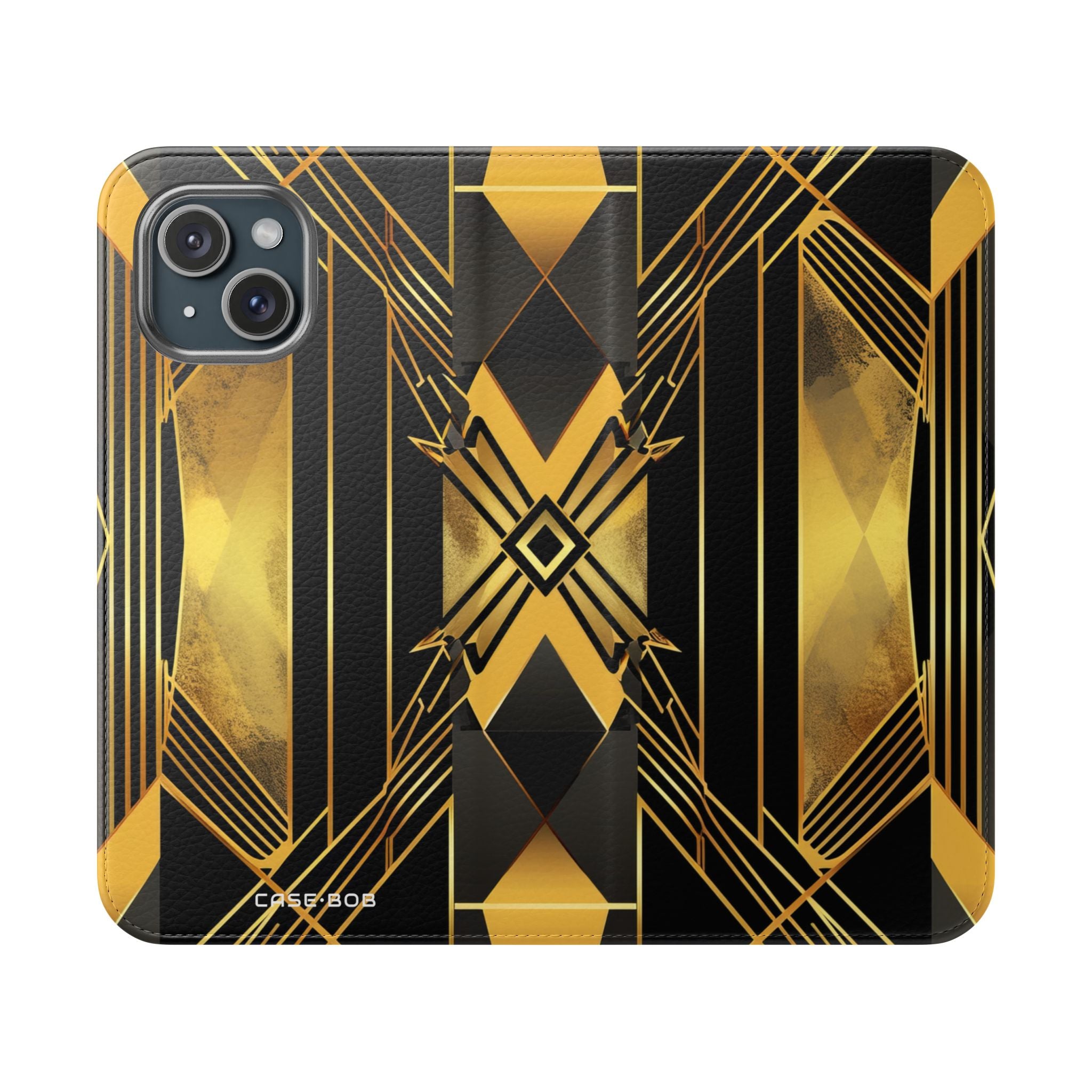 Golden Xcape - iPhone 15 Case - Wallet