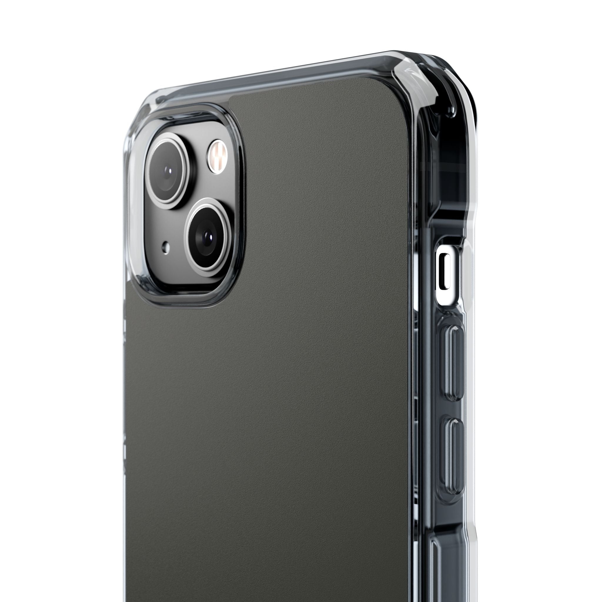 Black Olive - Clear Impact Case for iPhone