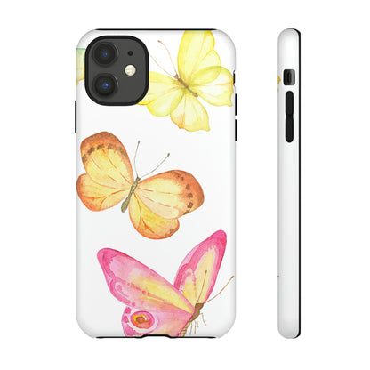 Watercolor Butterflyes - Protective Phone Case