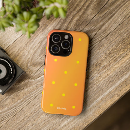 Sunset Dots Radiance - iPhone Case