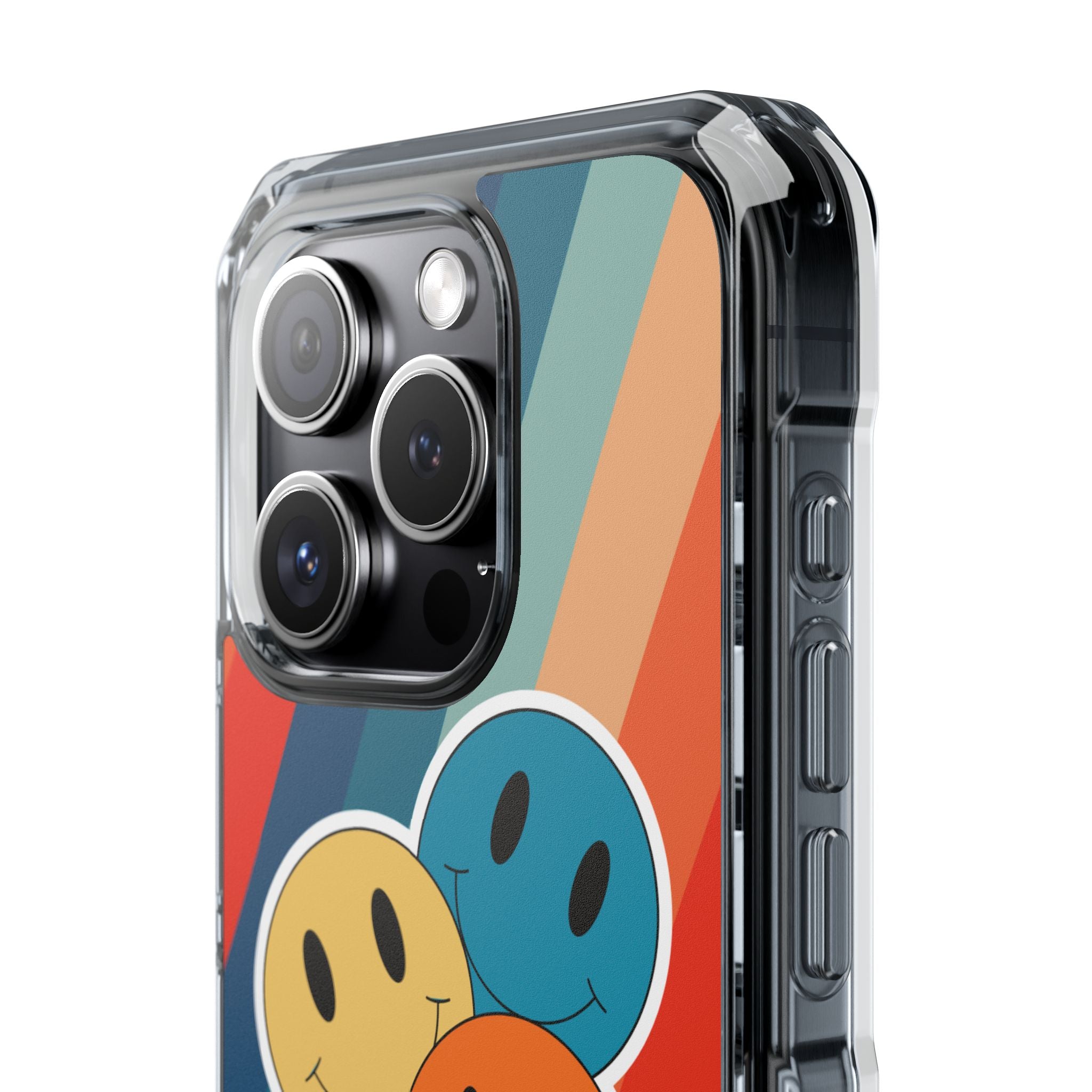 Retro Smiley Harmony iPhone Case - Impact