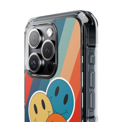 Retro Smiley Harmony iPhone Case - Impact