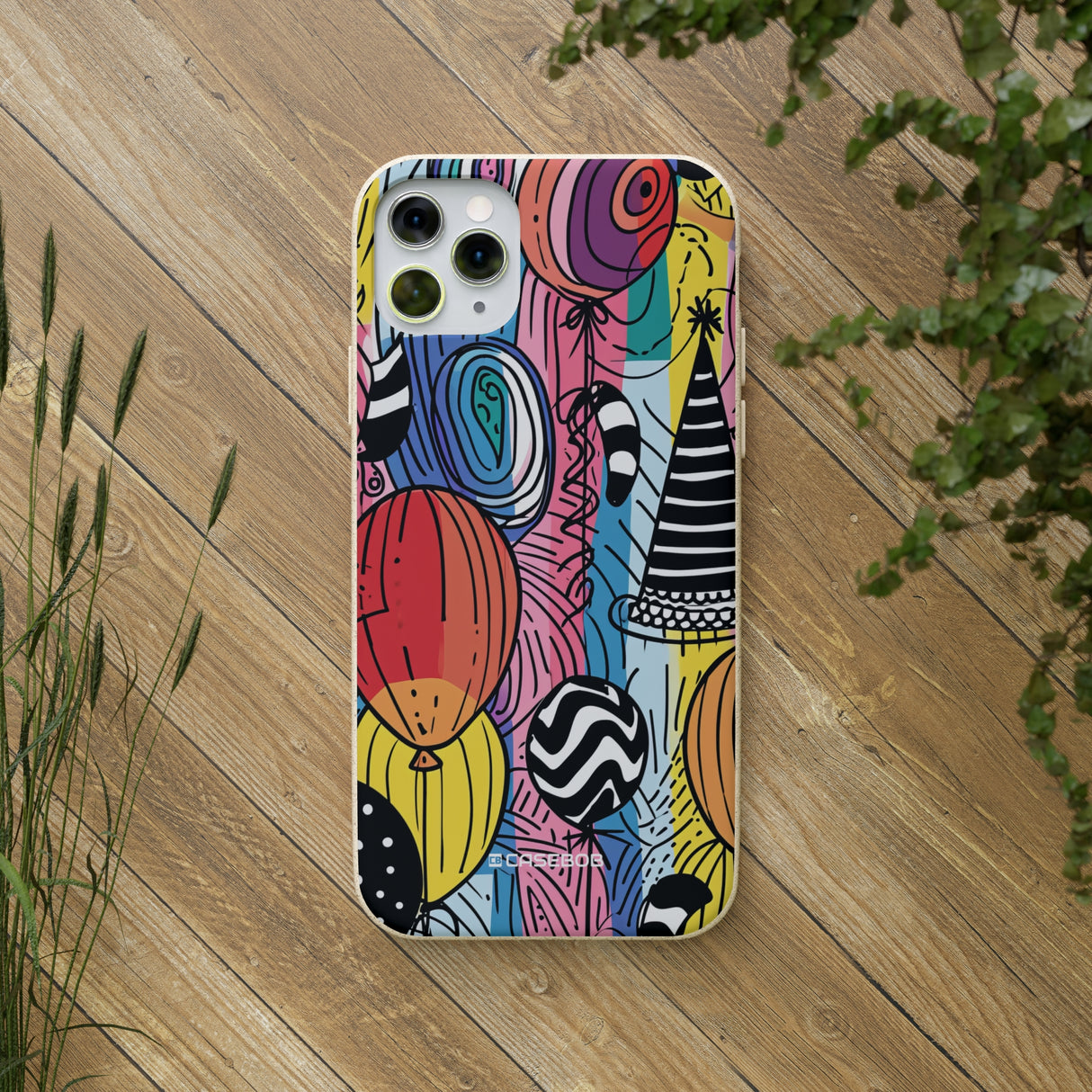 Vibrant Party Whimsy | Biodegradable Phone Case