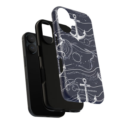 Gradient Anchorflow Waves iPhone 16 | Tough+ Phone Case