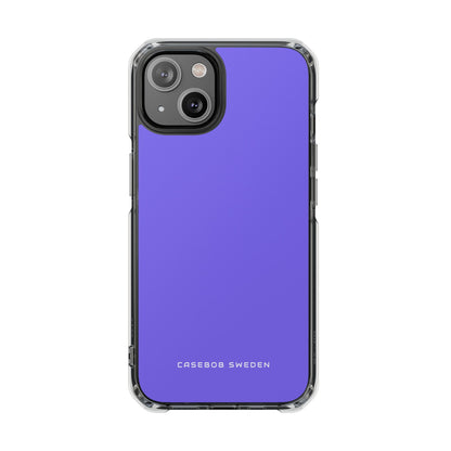 Medium Slate Blue iPhone 14 - Clear Impact Phone Case