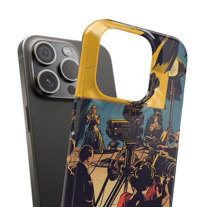 Golden Era Cinematic Spotlight iPhone 15 - Slim Phone Case