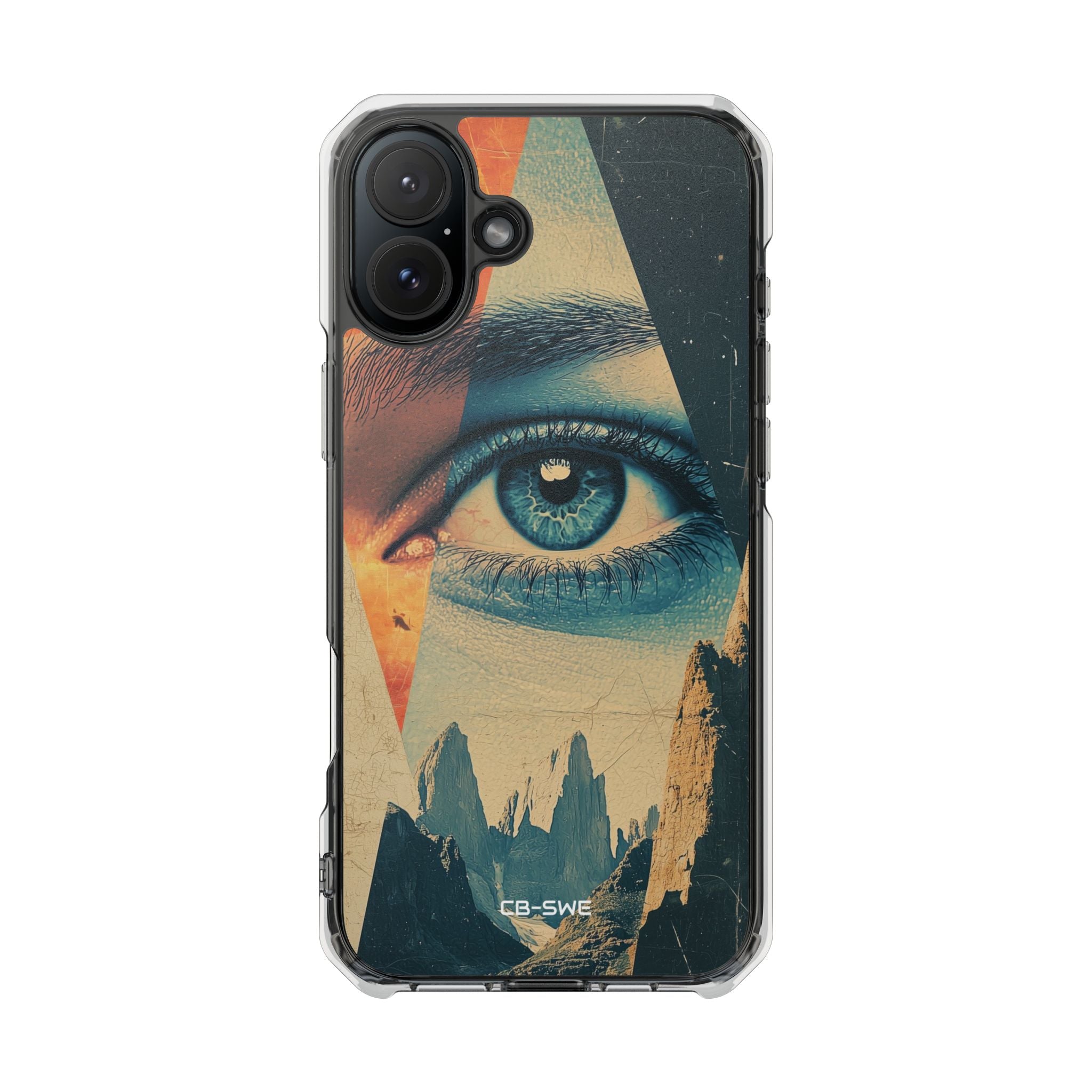 Eye Meets Mountains iPhone Case - Impact