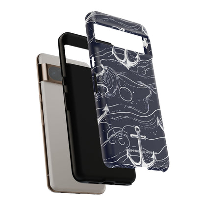 Gradient Anchorflow Waves Google Pixel 8 - Tough Phone Case