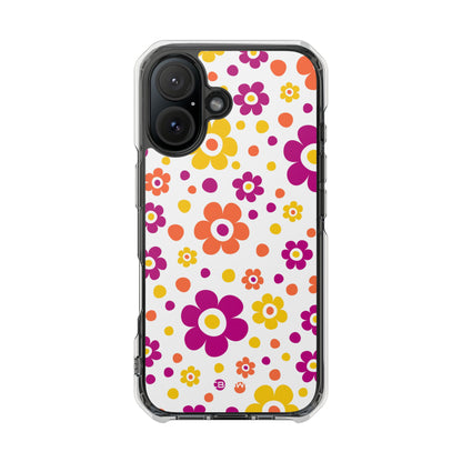 Retro Floral Playfulness iPhone Case - Impact