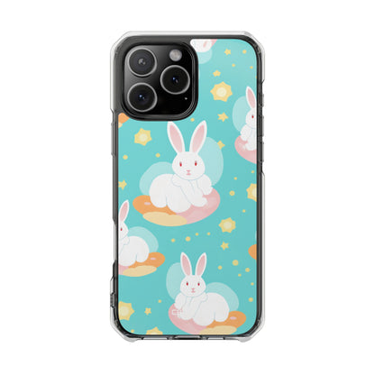 Bunnies Float Dreamily iPhone Case - Impact