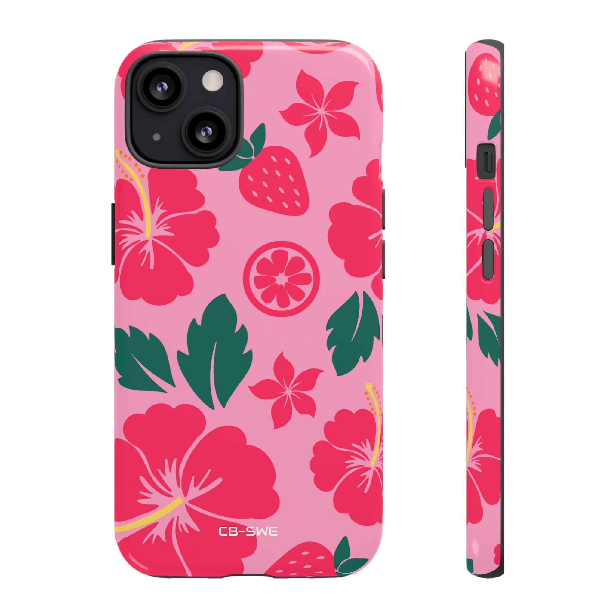 Tropical Hibiscus Harmony - iPhone Case