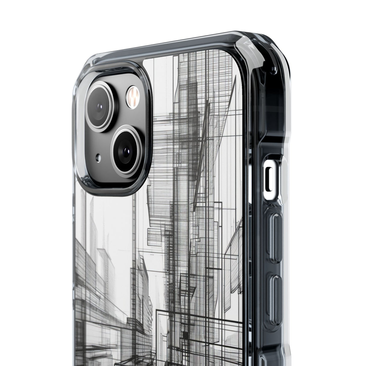 Architectural Maze - Phone Case for iPhone (Clear Impact - Magnetic)