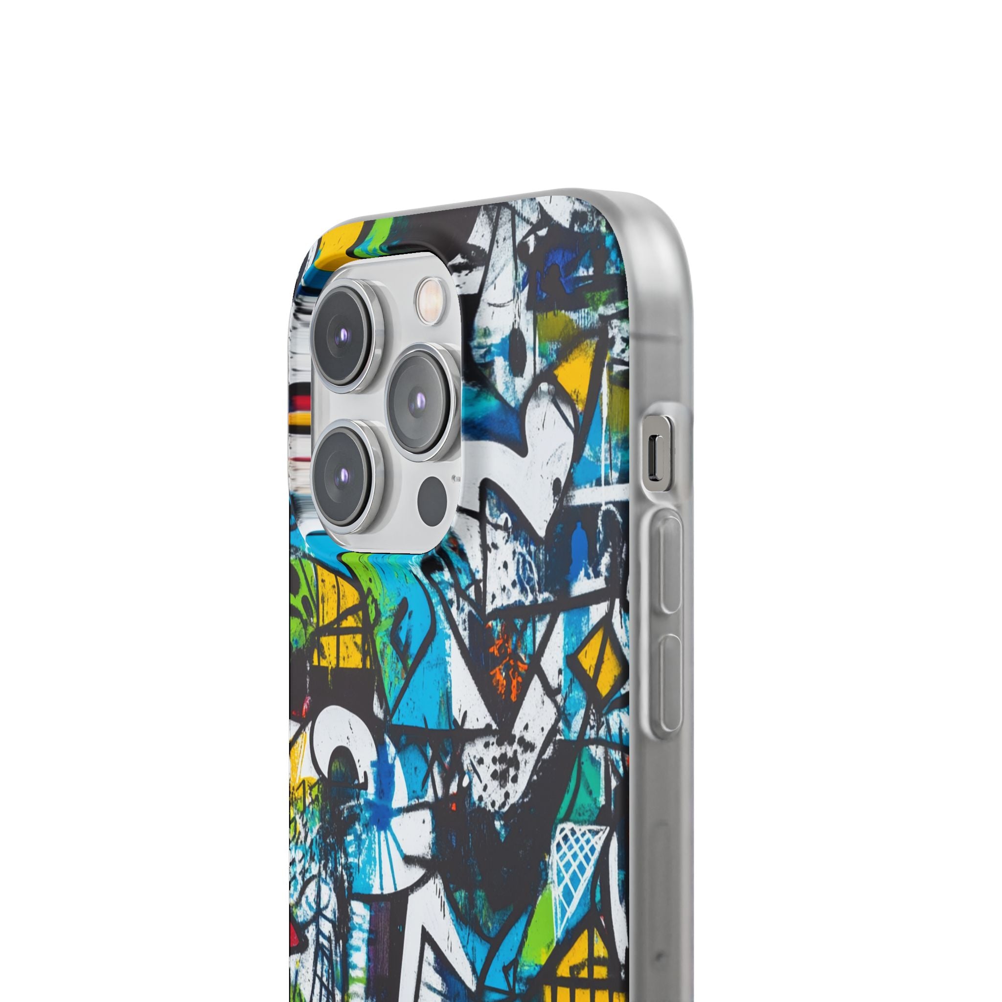 White Ripple Drift iPhone 14 Pro Case - Soft