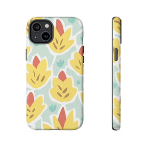 Summer Yellow Happy Flower - Protective Phone Case