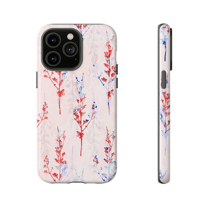 Pink Vintage Flowers - Protective Phone Case