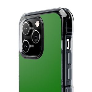 India Green | Handyhülle für iPhone (Clear Impact Case - Magnetisch) 