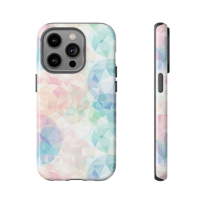 Geometric Intricacy: Pastel Precision - Protective Phone Case