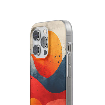 Sunburst Waves - Flexi iPhone 14 Phone Case