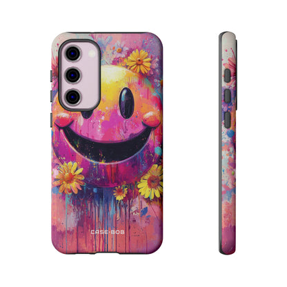 Smiley Bloom Samsung S23 Plus Case - Tough