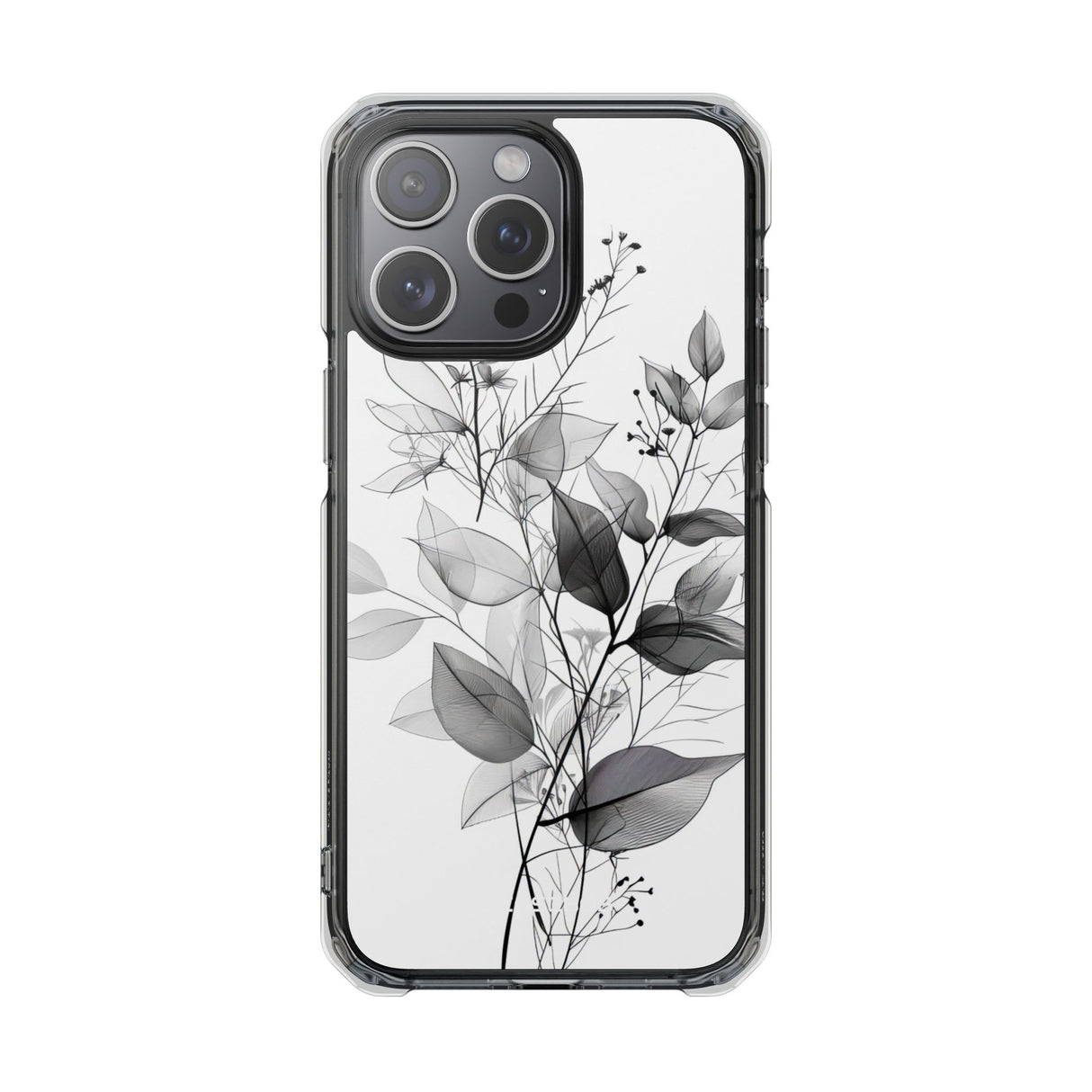 Botanical Serenity – Handyhülle für iPhone (Clear Impact – Magnetisch)