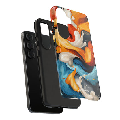 Crimson Ribbon Samsung S25 Case - Tough