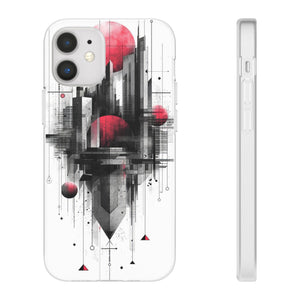 Cyber Gridscape | Flexible Phone Case for iPhone