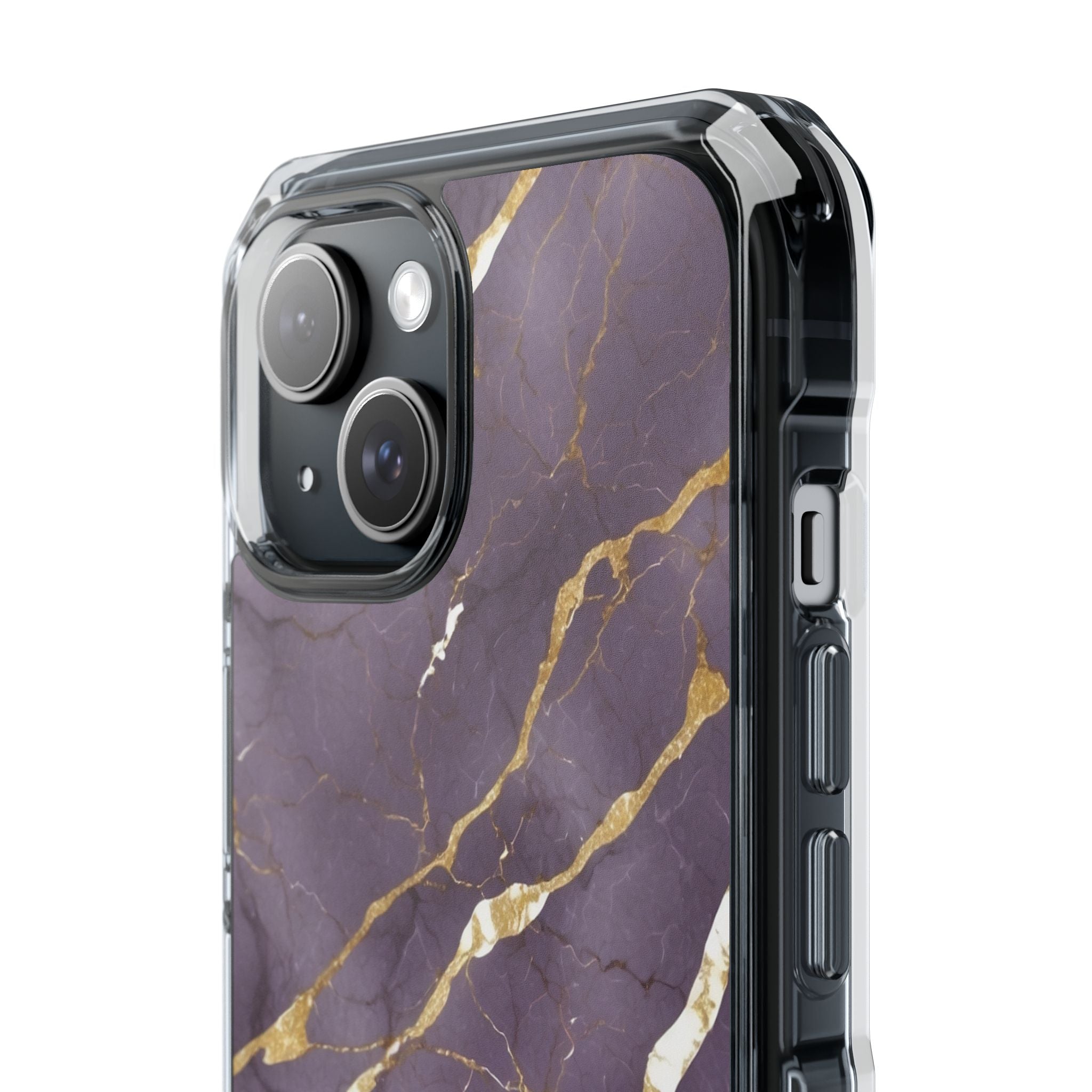 Golden Veins Flowing iPhone Case - Impact