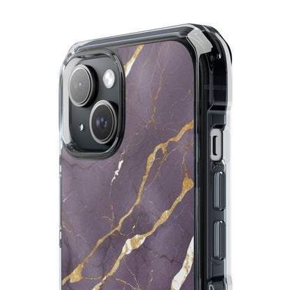 Golden Veins Flowing iPhone Case - Impact