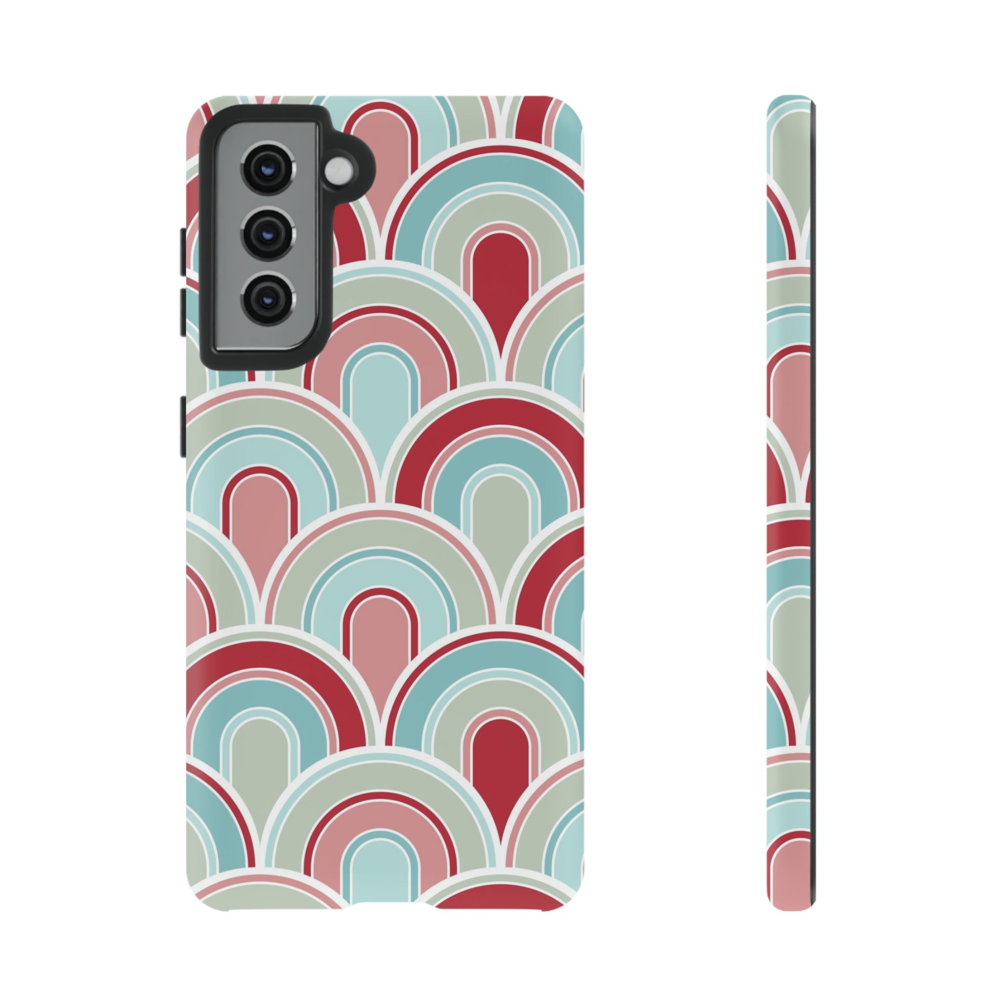 Light Blue Retro - Tough Phone Case