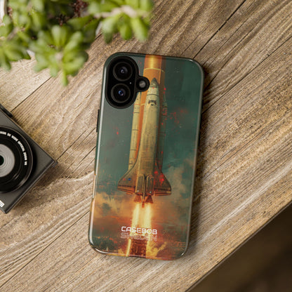 Cosmic Shuttle Ascent iPhone 16 - Tough