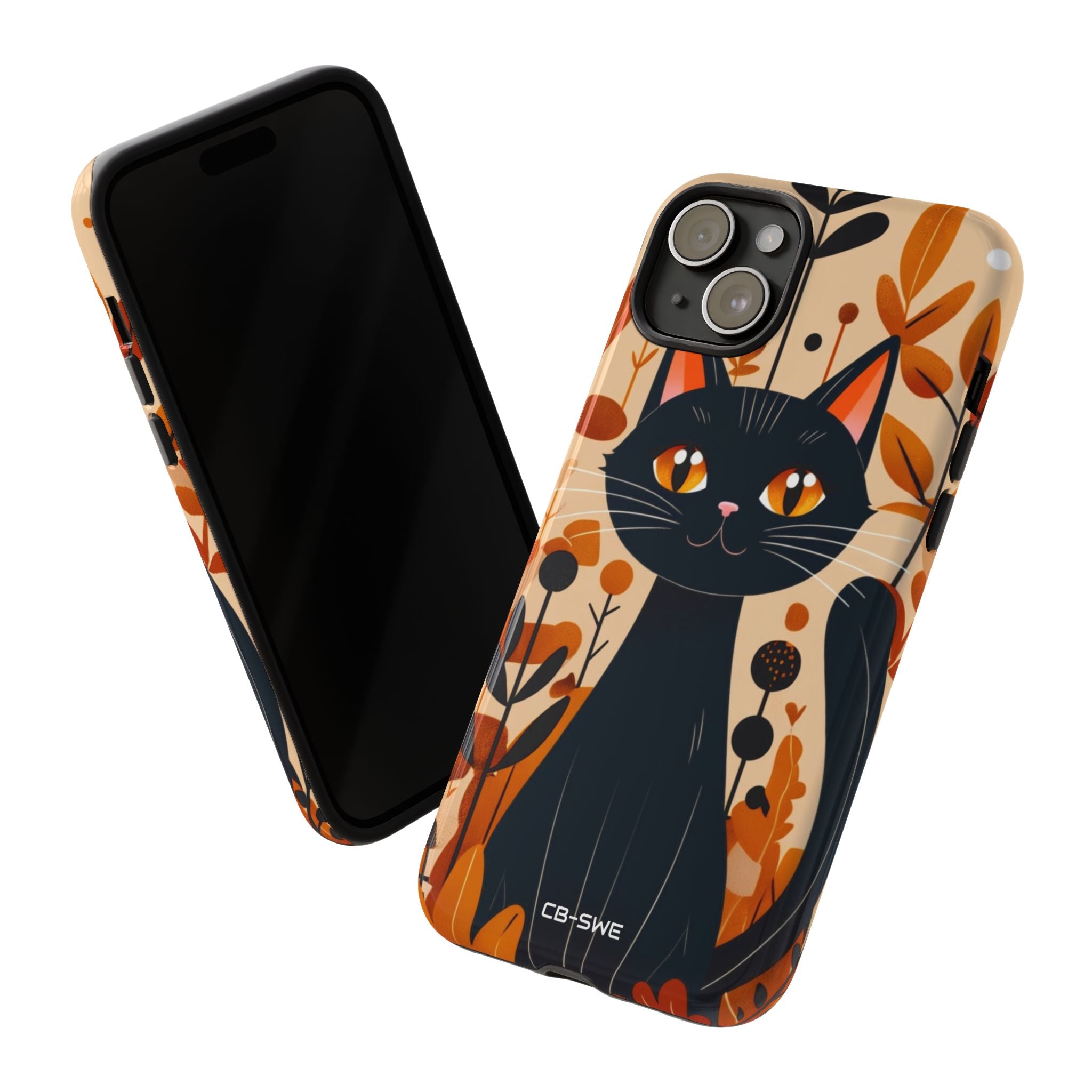Autumnal Cat Whimsy - iPhone Case