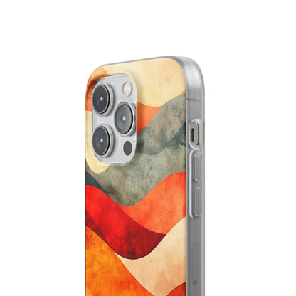 Cracked Wave Sunset iPhone 14 Pro Case - Soft