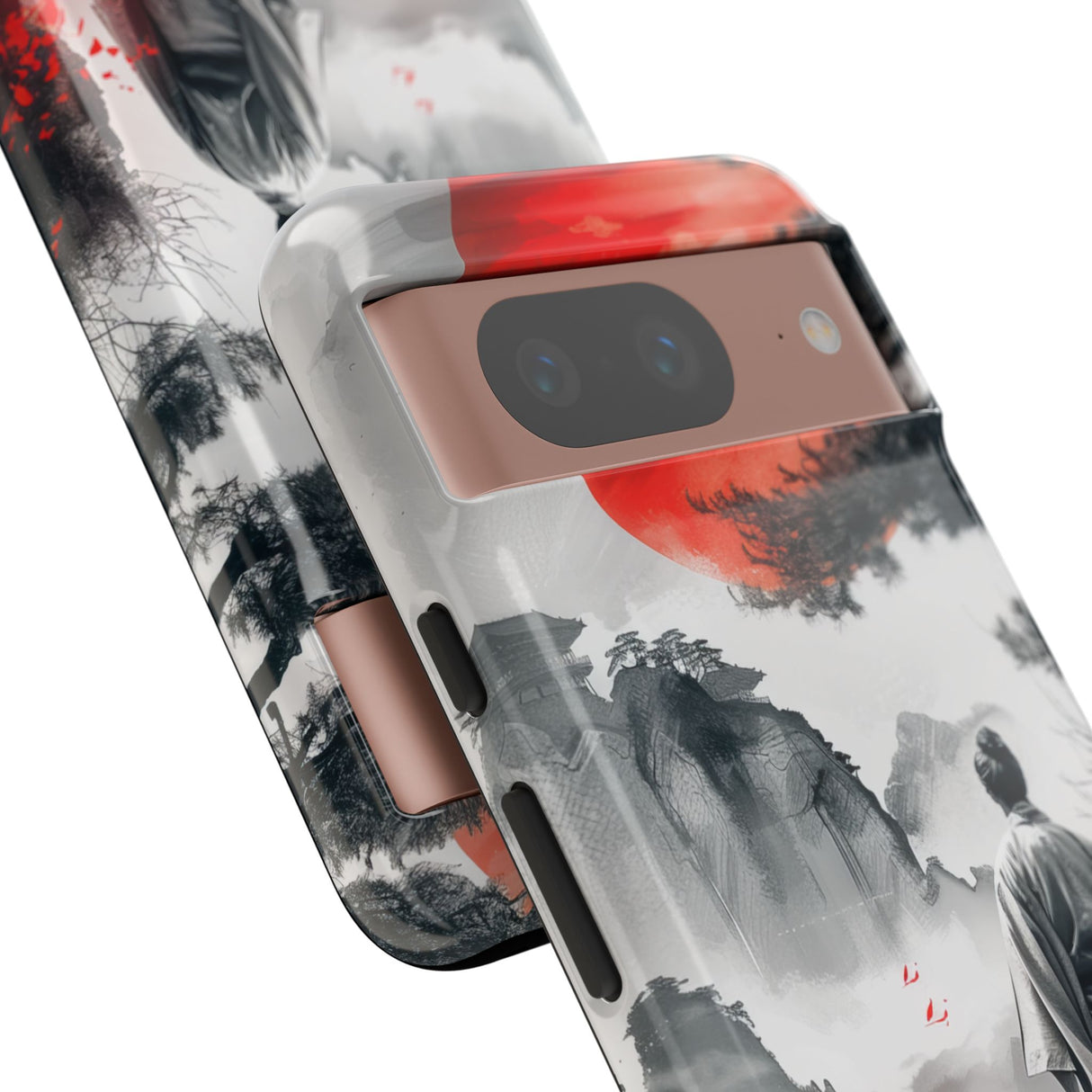 Serene Samurai Sunrise | Protective Phone Case for Google Pixel