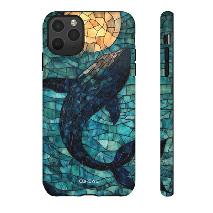 Whale Dives Upward - iPhone Case