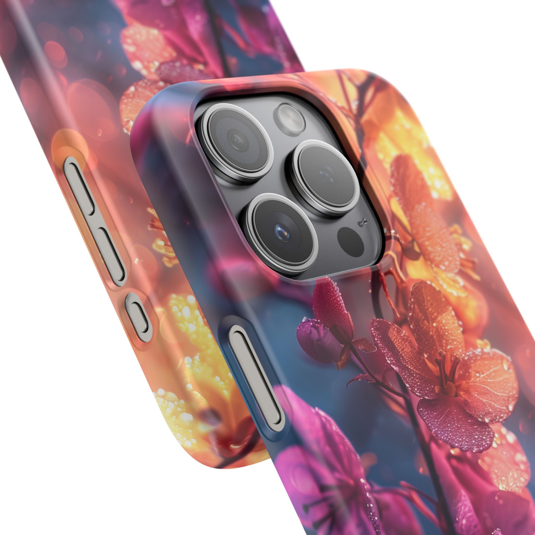 Surreal Flower Harmony iPhone 15 - Slim Phone Case