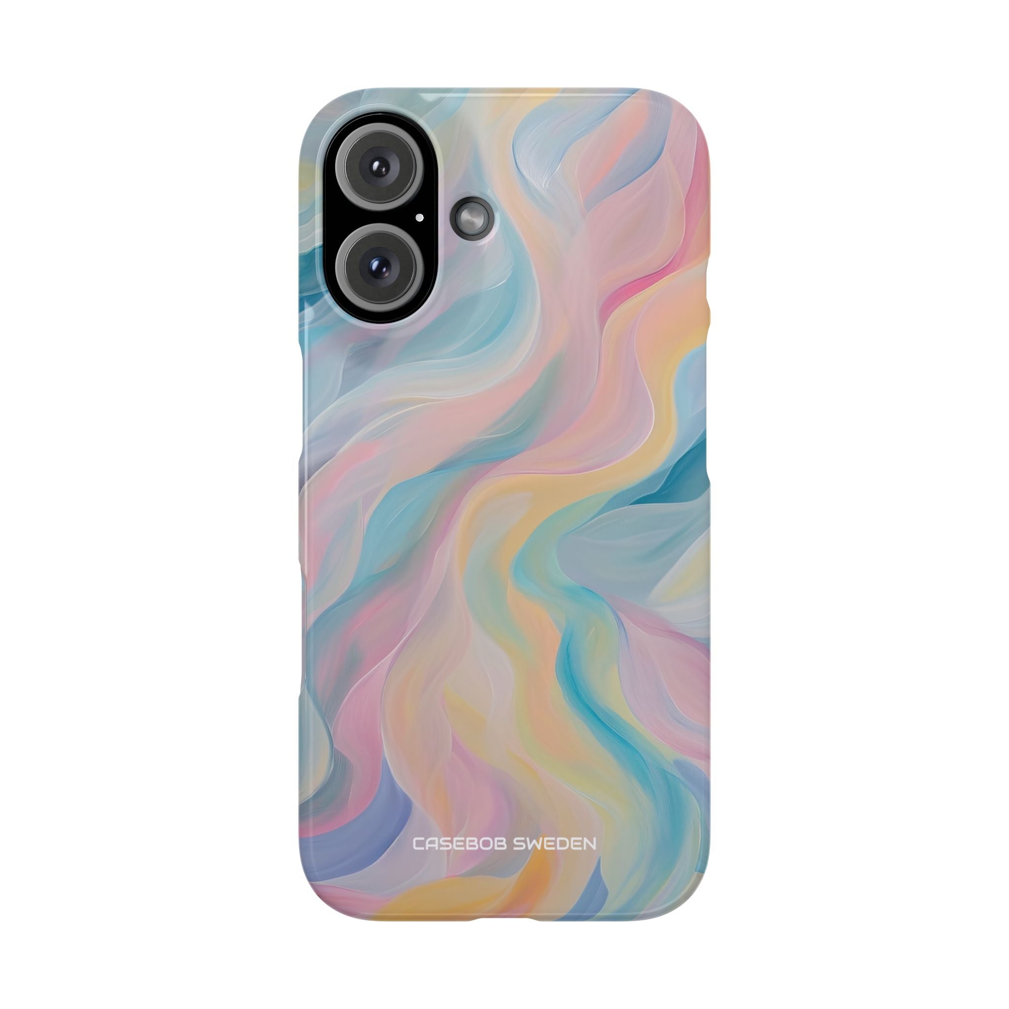 Dreamy Pastel Swirls - Slim iPhone 16 Phone Case