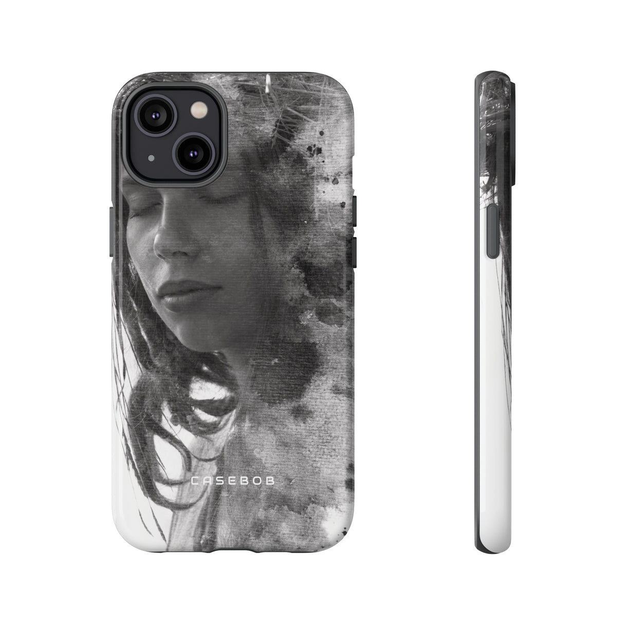 Portrait Lady Phone Case - Protective - Protective Phone Case