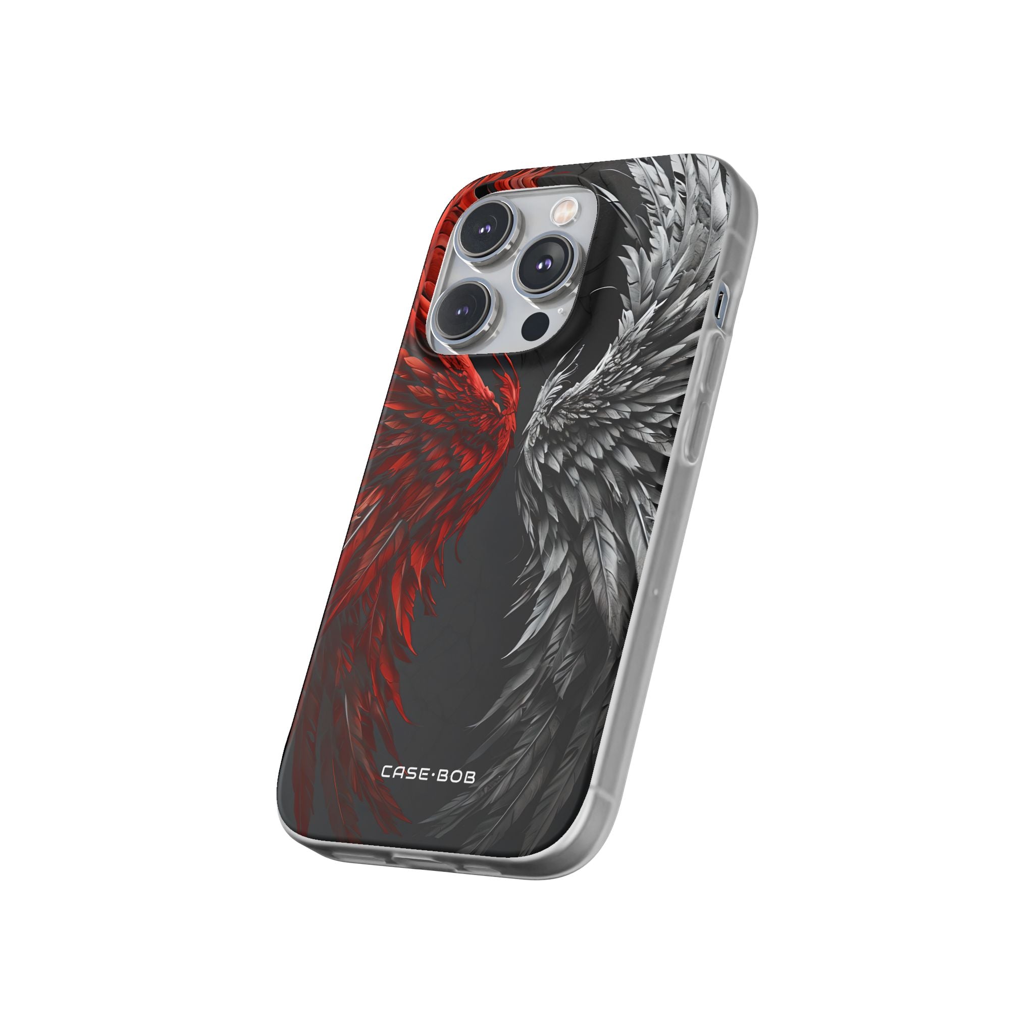 Crimson White Wings iPhone 14 Pro Case - Soft