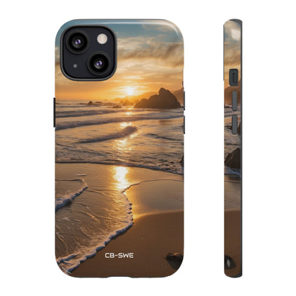 Waves Embrace Shore - iPhone Case