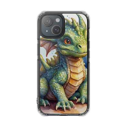 Green Dragon Smiles iPhone Case - Impact