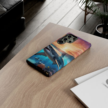 Shark Swims Through - Samsung Case
