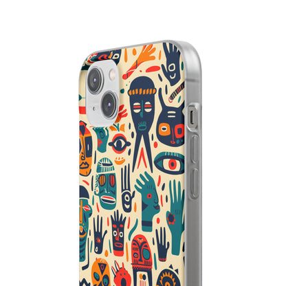 Vivid Faces iPhone 14 Plus Case - Soft