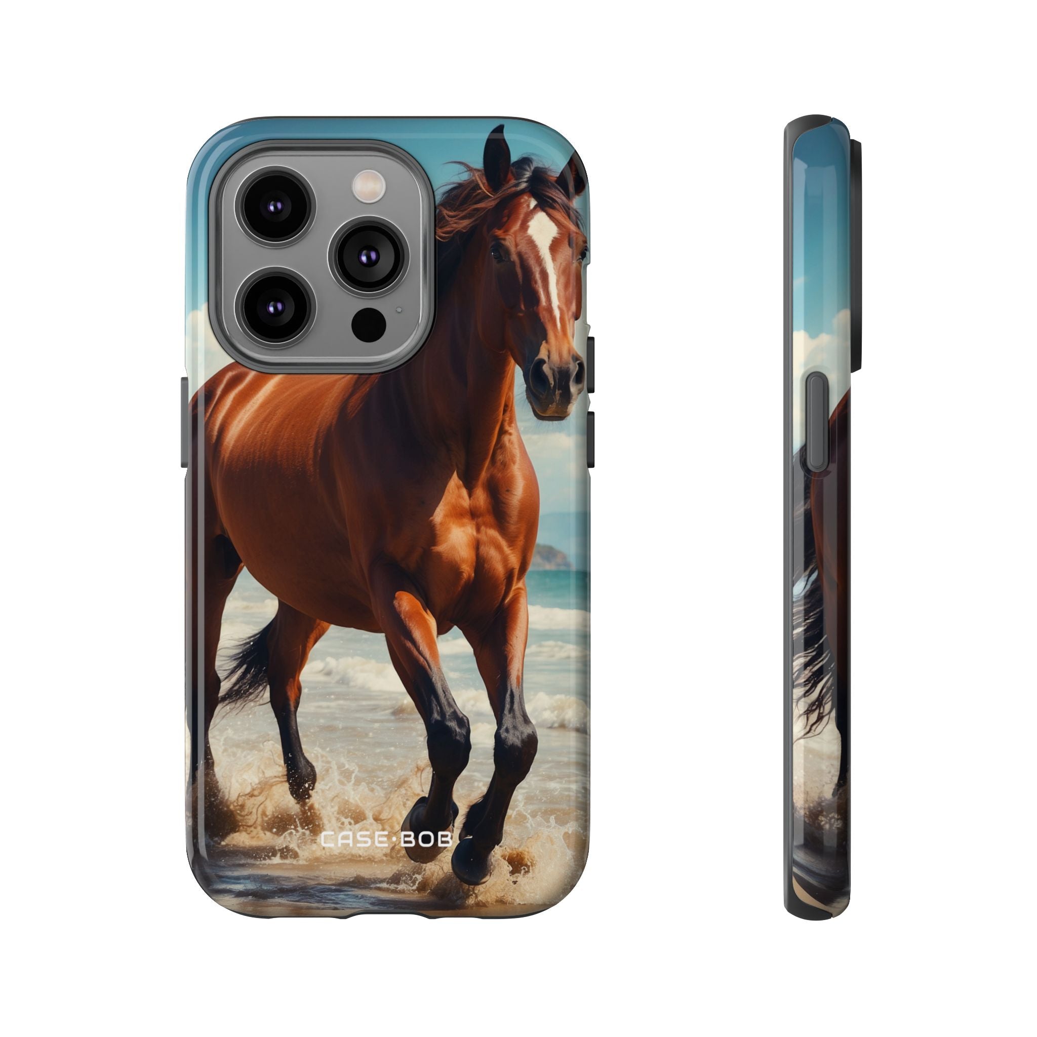 Blazing Horse iPhone 14 Pro Case - Tough