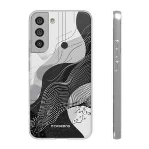 Monochrome Eleganz | Flexible Handyhülle für Samsung Galaxy