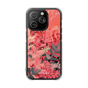 Living Coral Design | Handyhülle für iPhone (Clear Impact Case – magnetisch) 