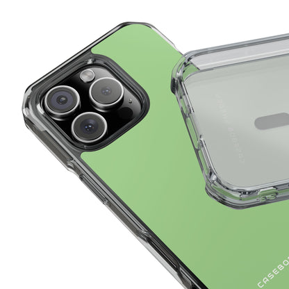 Pale Green iPhone 16 - Clear Impact Phone Case