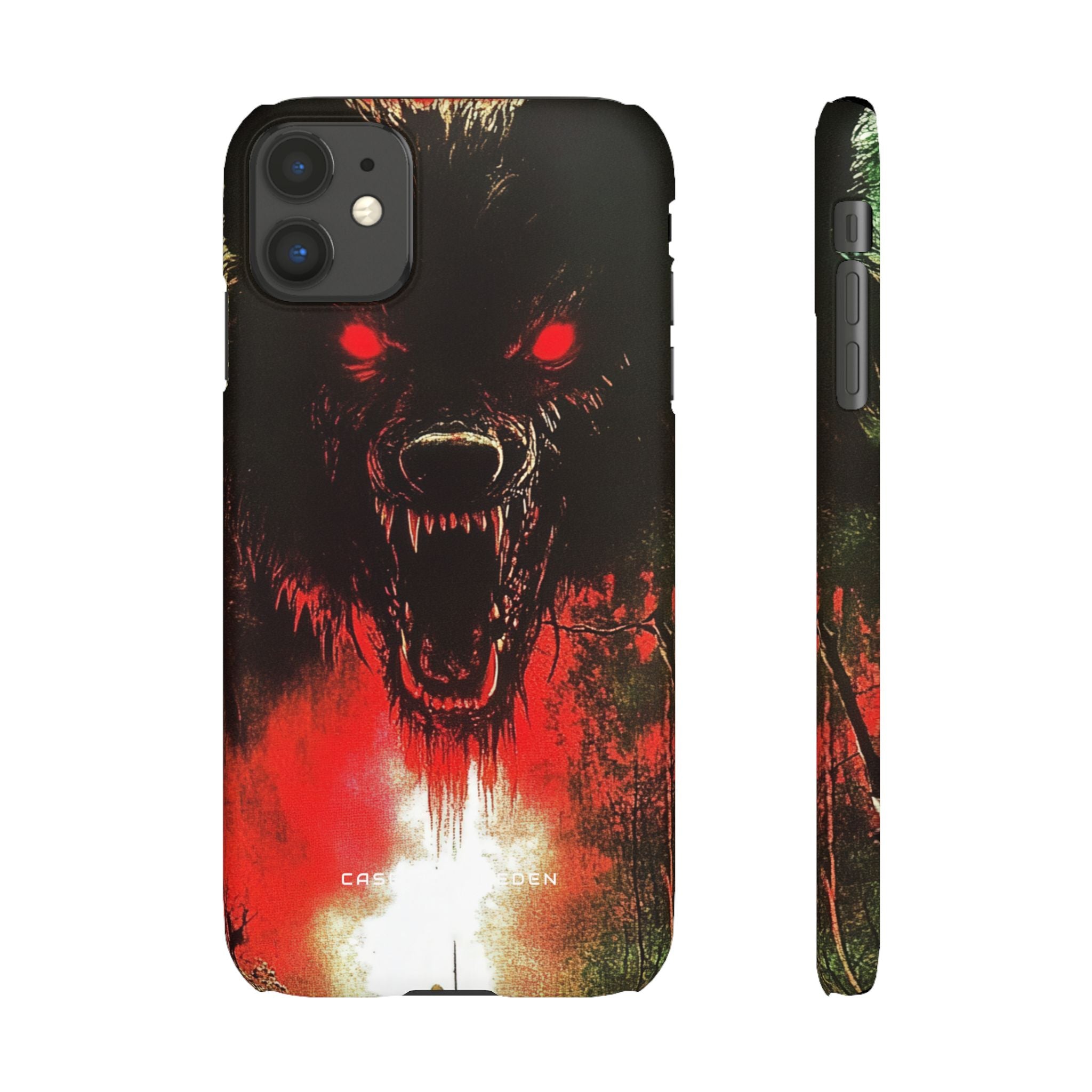 Bloodmoon Wolf's Lament iPhone 11 - Slim Phone Case